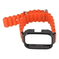 thumbnail image 2 of 2 In 1 Sport Replacement Watch Strap For Watch 3 Silicone Adjustable Soft Silicone Wristbands Replacement Strap With Protective Case, 2 of 8