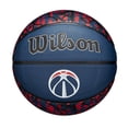 thumbnail image 1 of Baloncesto WILSON Graffiti del equipo de la NBA Washington Wizards #7, 1 of 7