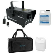 Rockville R720L Fog/Smoke Machine w/Remote+Fluid+Multi Color LED+Waterproof Bag