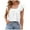 White, variant on Women Blouses Womens Casual Short Sleeve Tops Summer Shirts Tall Women V Neck Top Petite Extra Small Blouses for Ladies Long Sleeve Dress Tops Turtleneck Shirts Long Top Lace High Neck plus White L