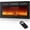 36 Inch, variant on 60" Electric Fireplace Wall Mounted and Recessed with Remote Control&Touch Screen, 750/1500W Ultra-Thin Wall Fireplace Heater W/Timer Adjustable 12 Flame Colors 5 Speed, for Bedrooms,Living Rooms