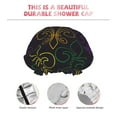 thumbnail image 5 of Disketp Mardi Gras Carnival Shower Caps,Reusable Shower Cap For Women, Double Layer Waterproof Hair Cap, Large Size For All Hair Lengths,For Girls Spa Home Salon Use, 5 of 9