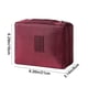 thumbnail image 3 of Neceser organizador de maquillaje, estuche de aseo impermeable con asa, bolsa de viaje portátil para cosméticos, artículos de aseo, cuidado personal, hogar, baño, uso al aire libre., 3 of 9