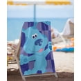 thumbnail image 2 of Blues Clues Beach Towel, 30"x60", Blue's Clues Large Blue Beach Towel, 2 of 6