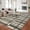 Beige Brown, variant on Modern Runner Rug 2x6 Hallway Runner Rug Washable Rugs Non Slip Non-Shedding Plaid Rugs Low Pile Distressed Floor Cover Foldable Soft Runners for Entryway Bedroom Kitchen Laundry Blue Beige
