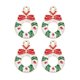 thumbnail image 1 of XWSHYW Adornos Colgantes 10 Piezas/Paquete de Accesorios Navideños Diy, Joyería de Papá Noel, Colgante de Aleación, 1 of 5