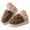 Coffee, variant on Women Fuzzy Closed Back Slippers Bubble Plush Warm Slip On Memory Foam Winter House Shoes Gift Size 5-10