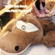 thumbnail image 2 of Ounissouiy Adorable reptil hogar Hotel portátil sala de estar dormitorio cama Animal relleno peluche almohada pierna cojín regalo de cumpleaños Animales de peluche y juguetes de peluche Gris 150cm, 2 of 6