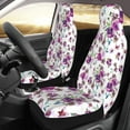 thumbnail image 2 of Yiaed Violets Flowers Print Car Seat Covers,Universal Auto Seats Protector Fits for Car,SUV Sedan,Truck,Automotive Seat Covers & Accessories(Two packs), 2 of 7