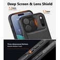 thumbnail image 4 of For iPhone 18 Pro Max / iPhone 17 Pro Max Case, PU Premium Leather Slim Shockproof Cover, Black, 4 of 6