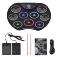 thumbnail image 1 of Batería electrónica HUOGUO Compact Hand Roll Drum Rainbow, 1 of 4