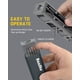 thumbnail image 5 of Juego de destornilladores Banshu Precision 46 en 1 con funda para aparatos electrónicos, 5 of 8