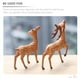 thumbnail image 4 of Estatuas de animales del bosque, juguetes en miniatura, decoración de pasteles, adornos pequeños, 4 piezas, figuras artesanales, decoraciones navideñas, modelos, regalos para niños, PVC, 4 of 6