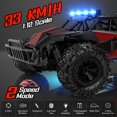 thumbnail image 2 of Coche con mando a distancia BLUEJAY a escala 1:12 de 33 km/h con faros LED, 2 of 7