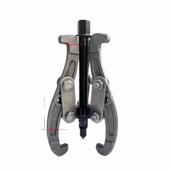 1-pack Three-jaw Code Puller Bearing Extractor Car Wheel Hub Removal Tool Multifunctional Triangular Bearing Puller Hand Tool