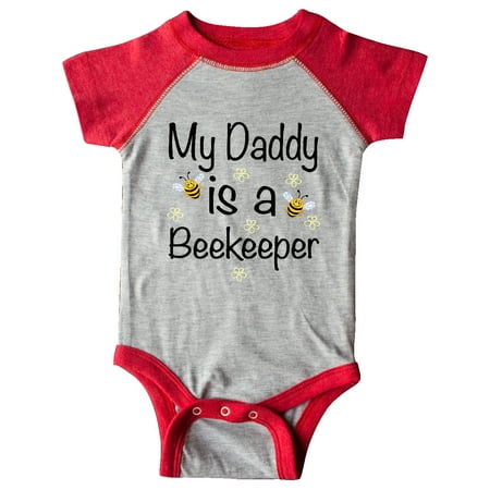 

Inktastic Beekeeping Daddy is a Beekeeper Gift Baby Boy or Baby Girl Bodysuit