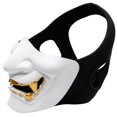 thumbnail image 1 of Máscara de media cara Máscara protectora multiusos Accesorios para fiestas de Halloween (Blanco), 1 of 5