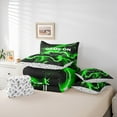 thumbnail image 6 of jejeloiu Console Game Lovers 7-Piece Twin Bedding Sets,Green Black Gamepad Bedding Comforter Set,Modern Video Games Sheet Sets For Boys Teens,Ultra Soft Home Decor Reversible, 6 of 8