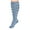 c01Blue, variant on LNWUY Plus Size Compression Socks Wide Calf for Women Men Extra Wide Calf Knee High Support Socks Green XXL