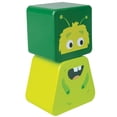 thumbnail image 6 of Hape: Building Block Monster Buddies - 3 Colorful Wooden Block Monster Characters, Match Head & Body Pieces, Twist-On Pieces, Toddlers & Kids Ages 2+, 6 of 7