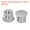 Light Grey, variant on Uxcell 6mm 1/4" Plastic Hole Plugs, Flush Type Round Hole Cover Snap in Locking Hole Tube, Black 60Pcs