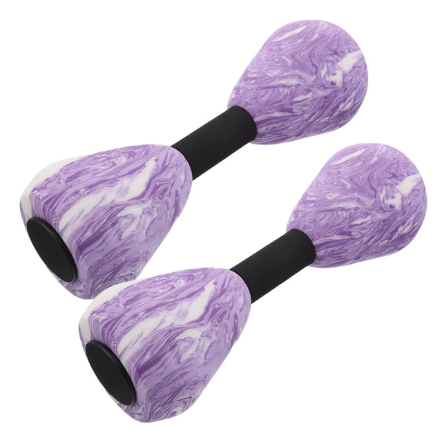 1 par de mancuernas de agua para ejercicios acuáticos, ejercicios aeróbicos con mancuernas de espuma EVA para piscina, equipo de fitness acuático para bajar de peso.