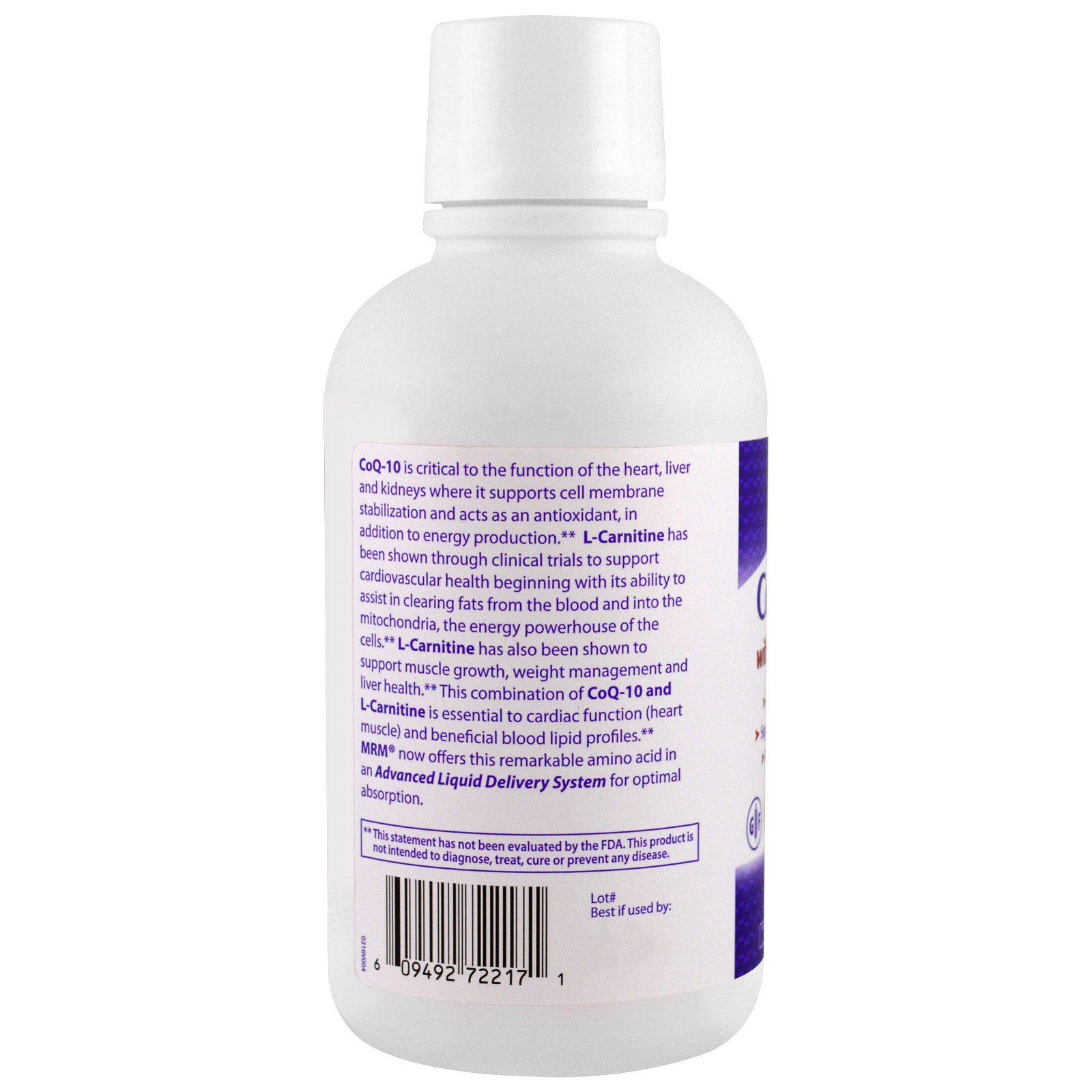 mrm l carnitine Mrm Coq10 With L-Carnitine Same-Day Delivery or Pickup main image 0