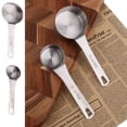 thumbnail image 1 of Stainless Steel Coffee Measuring Spoon with 30ml/80ml Graduations - Kitchen Baking Tool for Precise Coffee Powder & Ingredient Measurement, 1 of 5