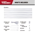 thumbnail image 4 of Hyper Tough LED 2500 Lumens 4-Foot T5 Dimmable Shop Lights, Pack of 6, 4 of 8
