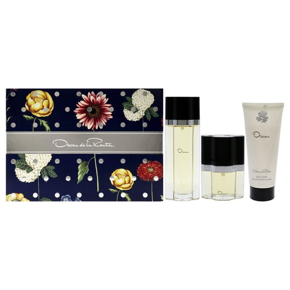 Oscar De La Renta Oscar , 3 Pc Gift Set 3.4oz EDT Spray, 1oz EDT Spray, 3.4oz Body Lotion
