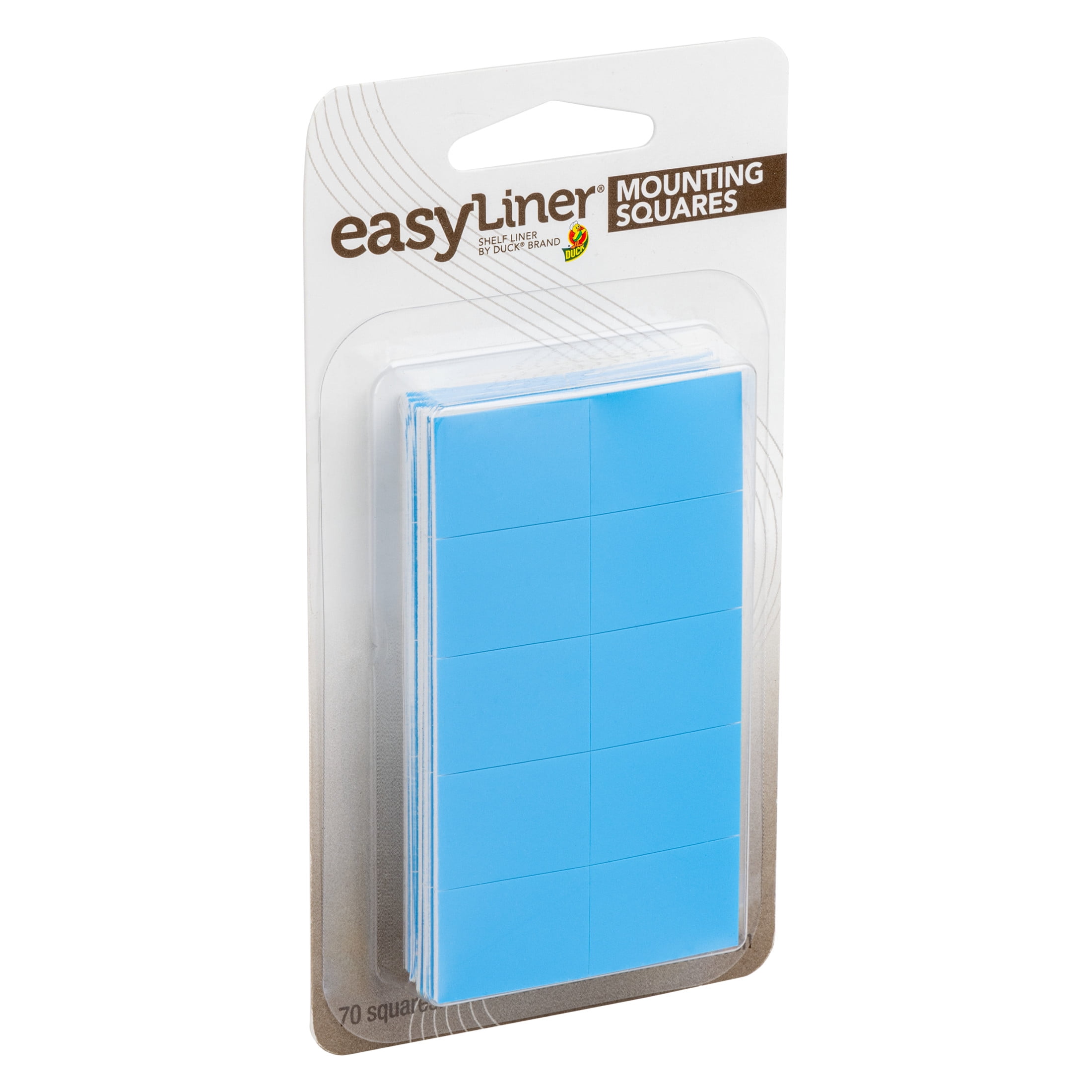 (6 pack) EasyLiner Mounting Squares for Drawers & Shelf Liner, White, 1 in. x .75 in., 70 Squares