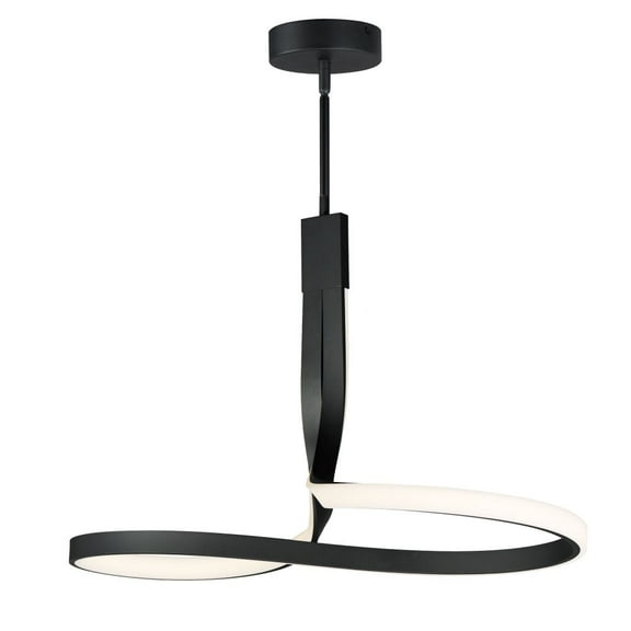 E30662-BK-ET2 Lighting-Serpentine - 39W 1 LED Pendant-17.25 Inches Tall and 13 Inches Wide