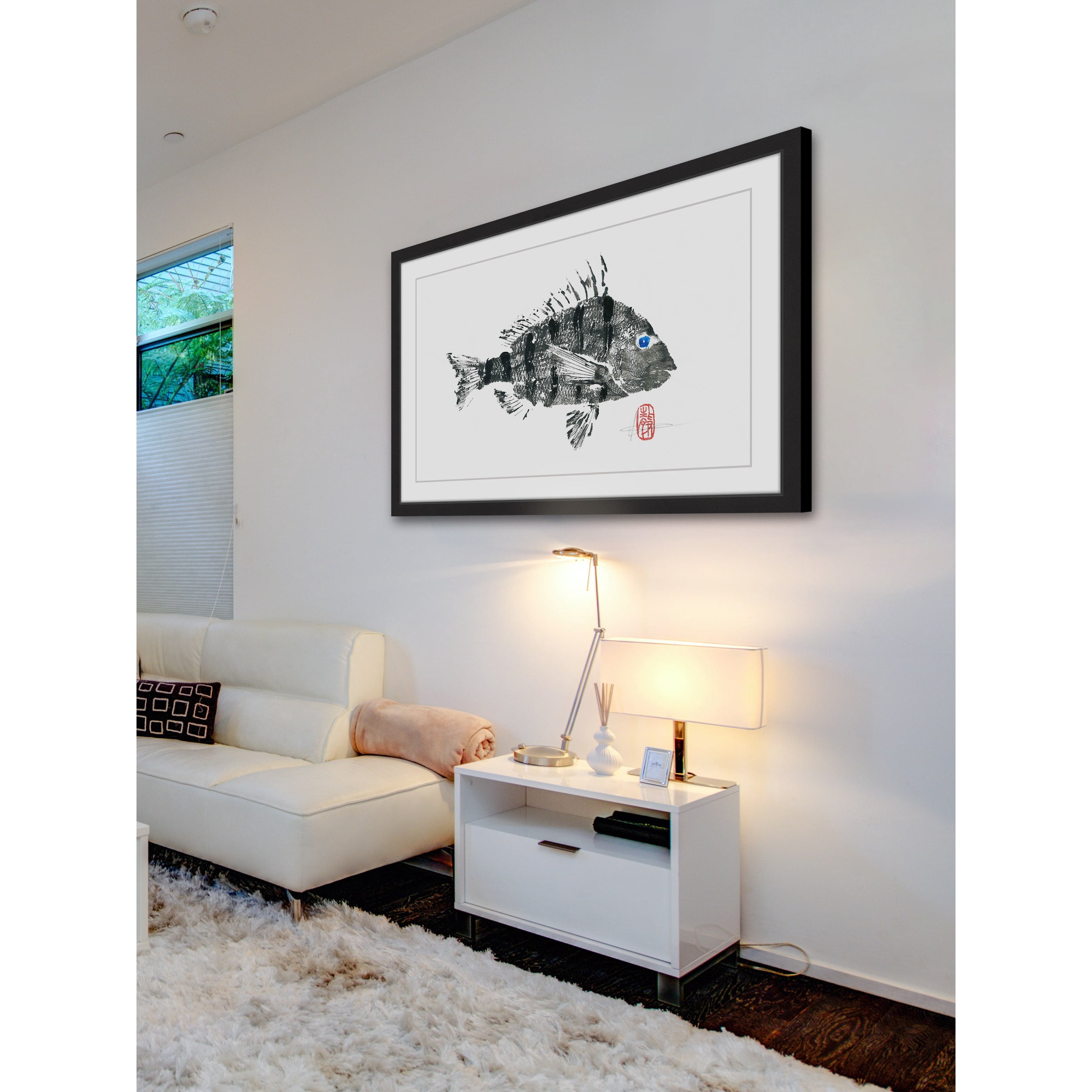 "Sheepshead" Framed Painting Print