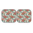 thumbnail image 7 of Daiia Rose Flowers 2PCS Car Windshield Sun Shade, Foldable Sun Shield for Car Front Window, Auto Sun Blocker Visor Protector Universal for Truck SUV Pickup-Small, 7 of 7