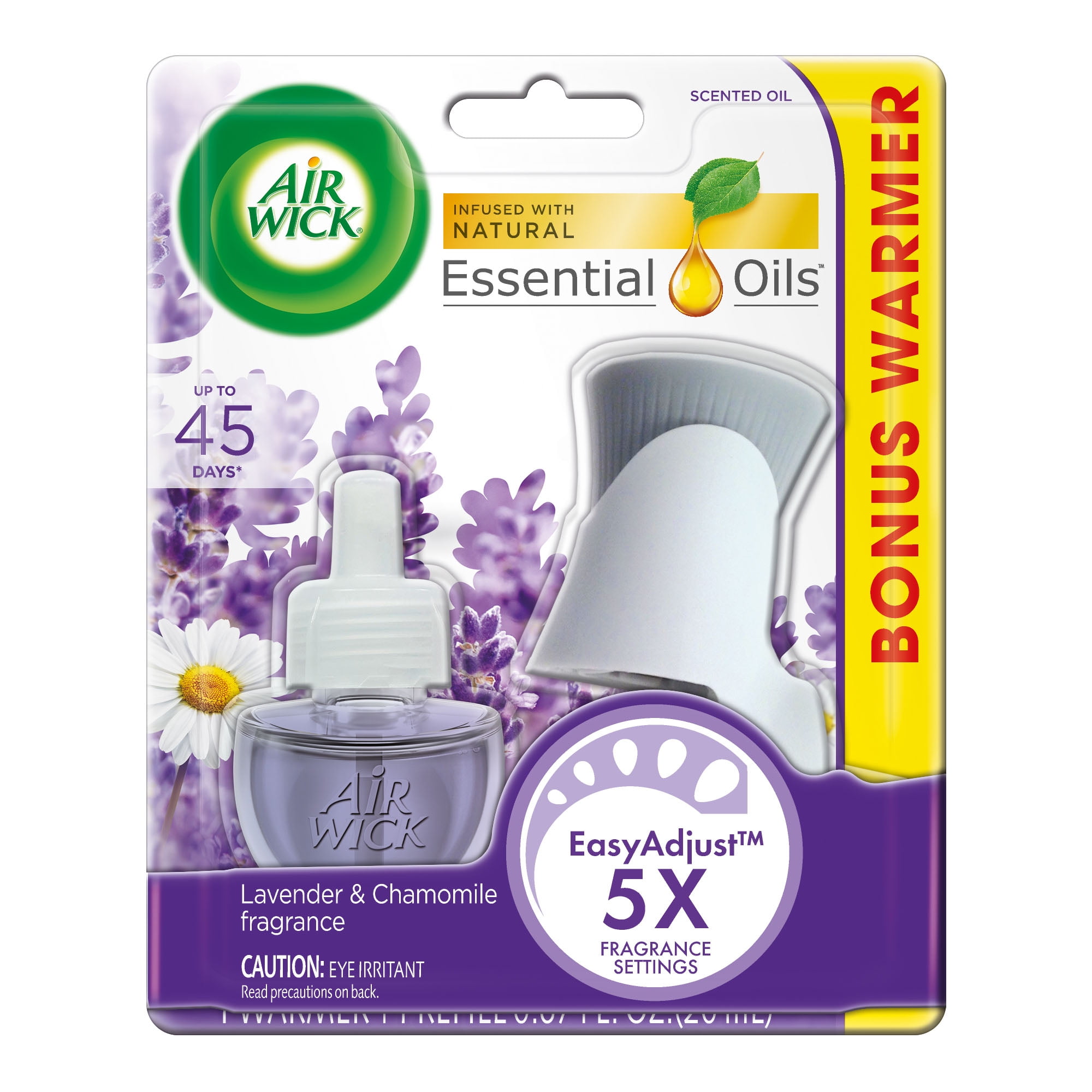 Air Wick Scented Oil Kit (Warmer + 1 Refill), Lavender & Chamomile, Air