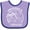 Lavender and Purple, variant on Inktastic Summer Vacation Mode Carolina Beach North Carolina Boys or Girls Baby Bib