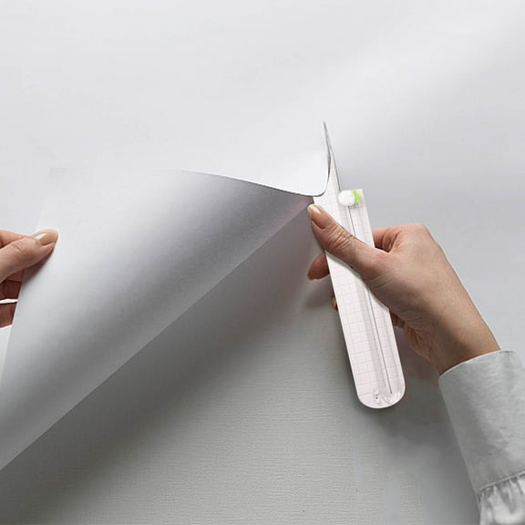 YIMWNYI Cute Carrot Bidirectional Paper Cutter, Precision Photo Cutter with Metal Blade, A3 A4 Paper Cutting Tool for Crafting and Office Use, Tidy and Clean Cuts