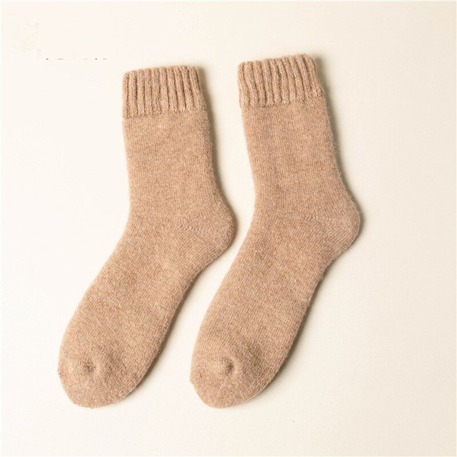 Calcetines térmicos de lana para hombre, medias súper gruesas, cálidas, suaves y acogedoras, para senderismo y clima frío, Invierno