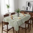 thumbnail image 6 of Sage Green Leaves Table Cloth Waterproof Tablecloths, Vintage Abstract Art Botanical Tablecloth Dining Table Cover for Kitchen Party Tabletop Outdoor, Rectangle Tablecloth 60x102 Inch, 6 of 9