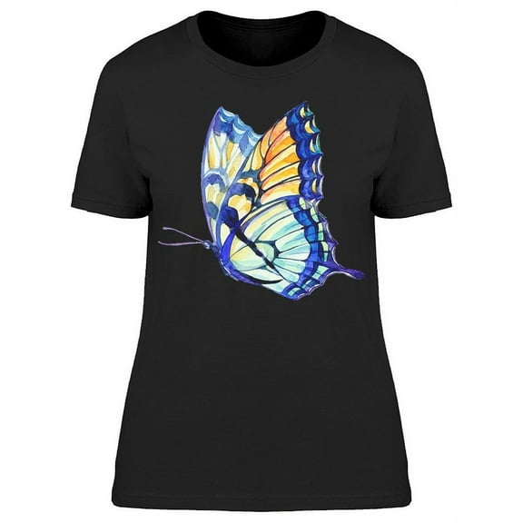 Watercolor Swallowtail Butterfly T-Shirt Women -Image by Shutterstock, Female Small