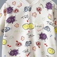 thumbnail image 4 of NIEWTR Infant Girls Bodysuit Long Sleeve Snap Button Crewneck One-Piece Playwear Toddler Rompers Fall Winter Clothes 3-24Monthes Children Gift Set(A-Light Yellow,0-3 Months), 4 of 4