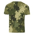 thumbnail image 3 of Jinhomg Funny Graphic Tops for Men Lightweight Comfy Short Sleeve Crew Neck Tees Big and Tall Casual Spring Summer T-Shirts Holiday Party Wear Camouflage L, 3 of 5