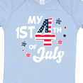 thumbnail image 4 of Inktastic My 1st 4th of July with Striped Stars Boys or Girls Baby Bodysuit, 4 of 5