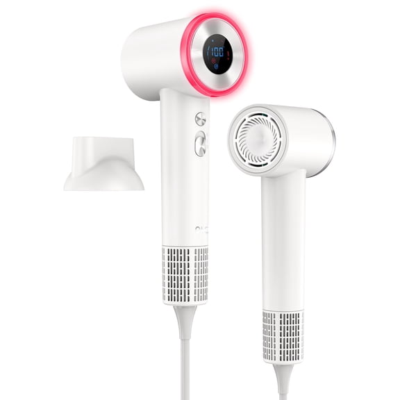 OSOU Hair Dryer, High Speed Fast Drying Hair Dryers, Negative Ionic Portable Blow Dryer with 110000 RPM Motor, Lightweight Low Noise Thermo-Control Hairdryer with Nozzle for Home, Travel