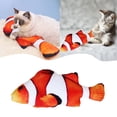 thumbnail image 2 of Joykith - Juguete eléctrico para gatos con forma de pez que se mueve, realista, de peluche, divertido y interactivo, con forma de cactus parlante, 2 of 8