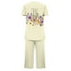 thumbnail image 4 of Sexy Pijama Conjunto para las Mujeres, Cuello Redondo Blusa de Manga Corta Y Pantalones, Traje de Moda Casual, 4 of 9