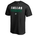 thumbnail image 2 of Men's Black Dallas Stars Iconic Collection Fade Out T-Shirt, 2 of 3