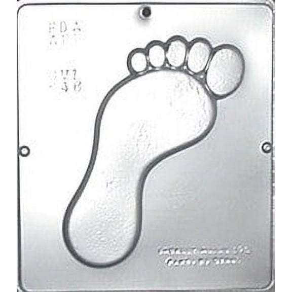546 Large Foot Chocolate Candy Mold