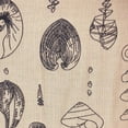 thumbnail image 3 of Plutus Seashell Bay Blue & Beige Luxury Throw Pillow - 26 x 26 in., 3 of 3