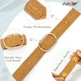 thumbnail image 5 of SUOSDEY Straw Women's Braided Stretch Belts Boho Style Skinny Waist Belt for Jeans Dresses, 5 of 7